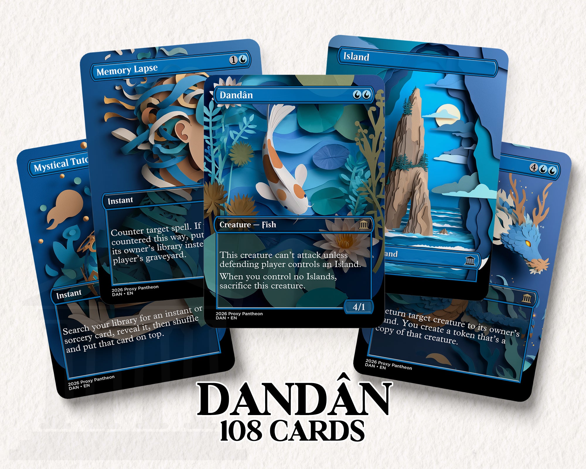 Forgetful Fish デッキセット Dandan, Forgetful Fish Proxy Deck – Proxy Pantheon