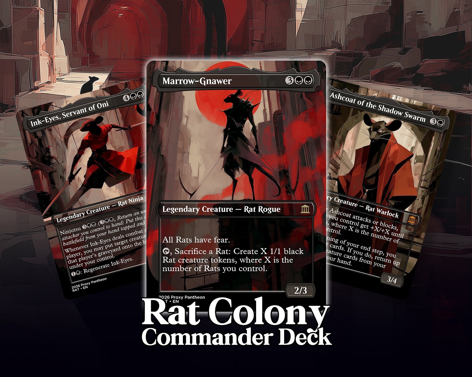 Rat Colony Commander Proxy Deck