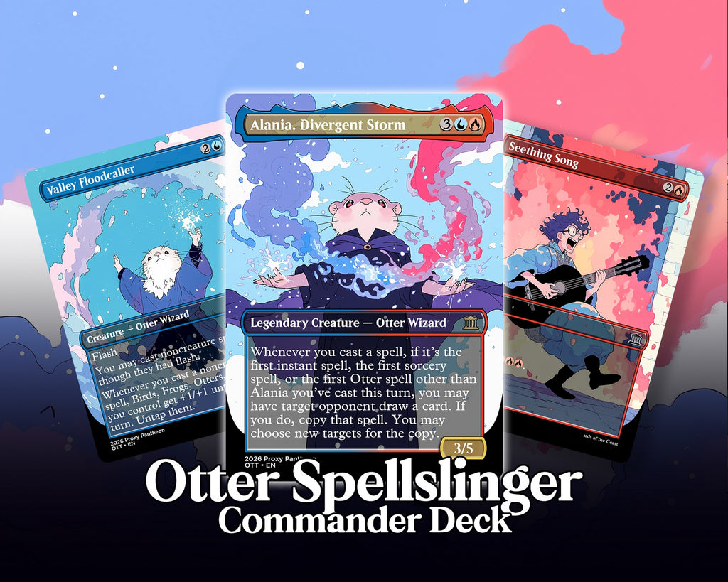 Otter Spellslinger Commander Proxy Deck
