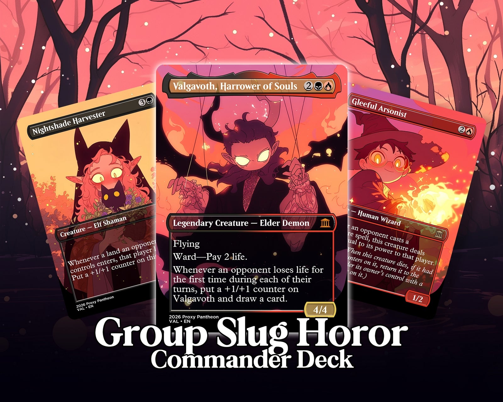 Group Slug Horror Commander Proxy Deck