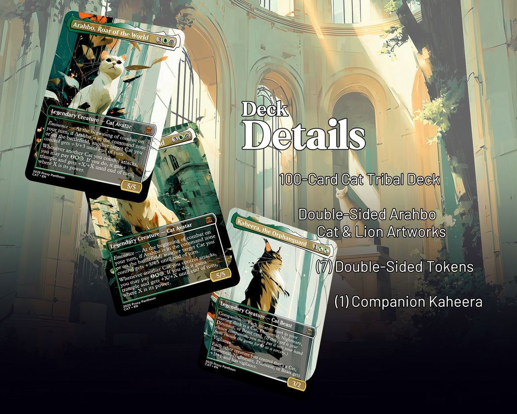 Cat Typal Commander Proxy Deck