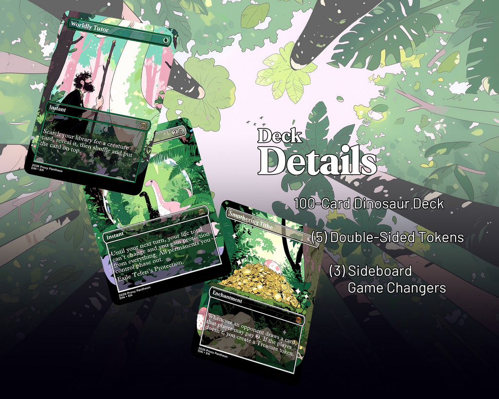 Dinosaur Tribal Commander Proxy Deck