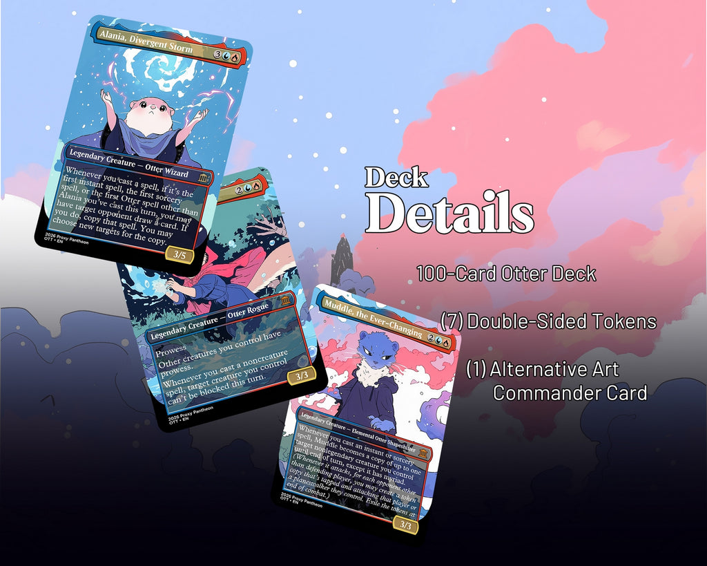 Otter Spellslinger Commander Proxy Deck