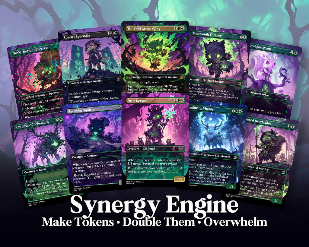 Squirrel Typal Commander Proxy Deck