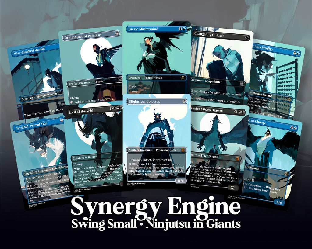 Ninjutsu Everything Commander Proxy Deck