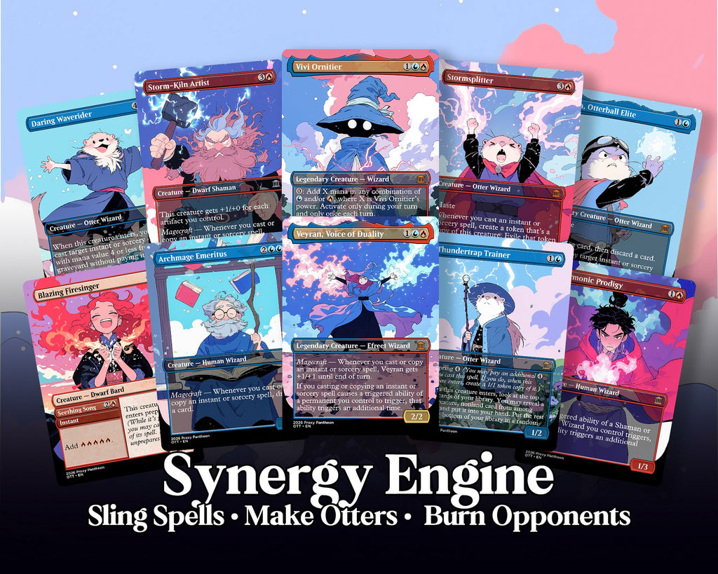 Otter Spellslinger Commander Proxy Deck