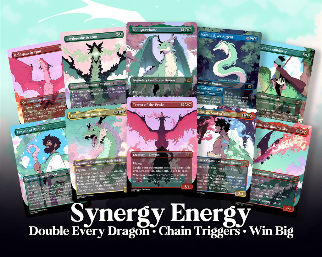 Dragon Typal Commander Proxy Deck