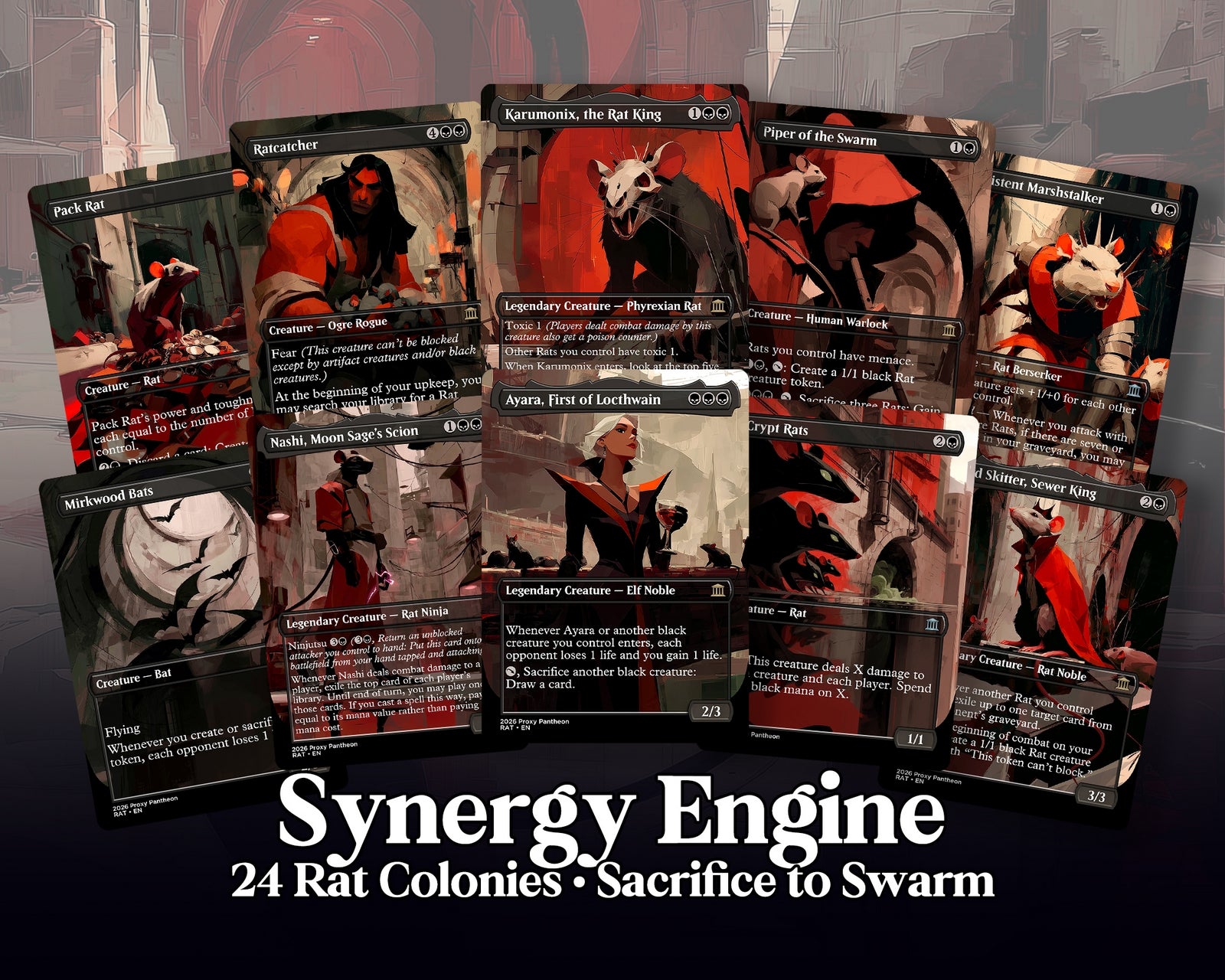 Rat Colony Commander Proxy Deck