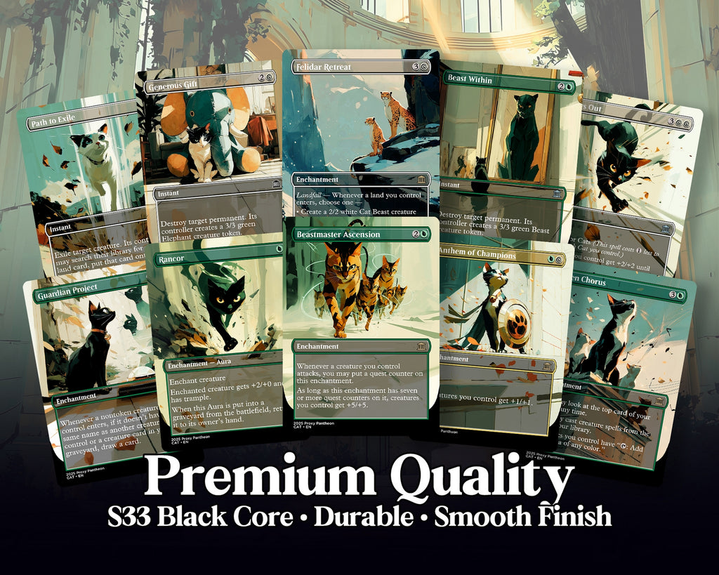 Cat Typal Commander Proxy Deck