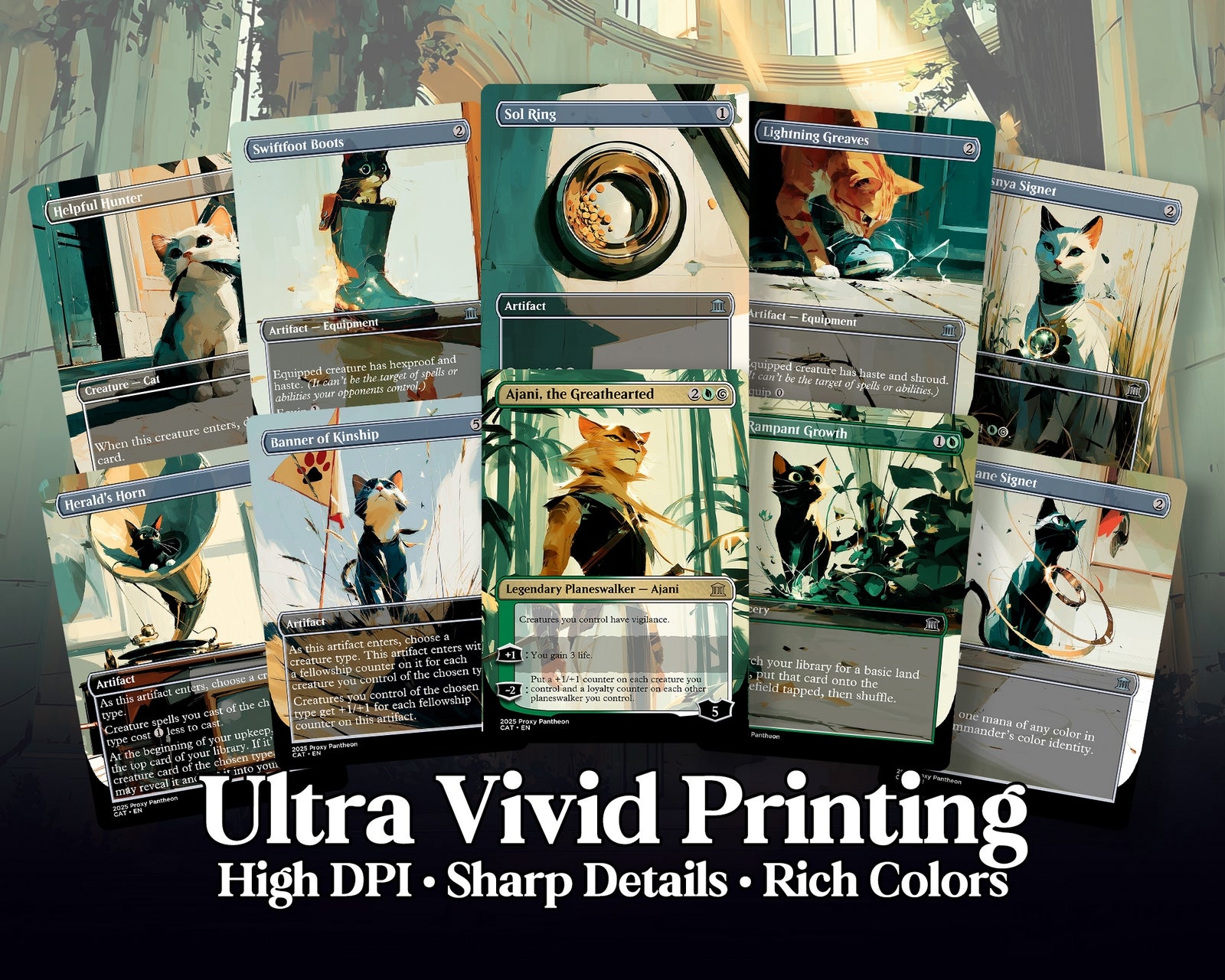 Cat Typal Commander Proxy Deck