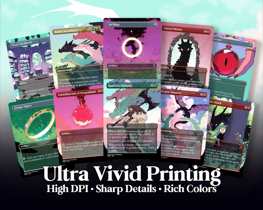 Dragon Typal Commander Proxy Deck