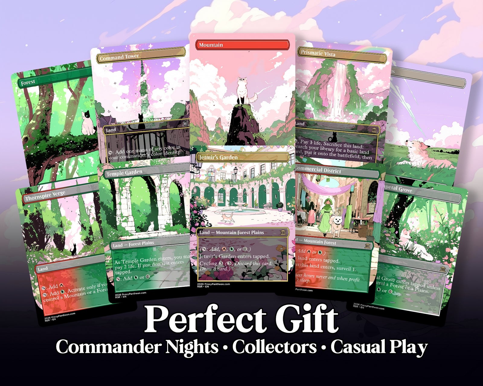 Cat & Dog Typal Commander Proxy Deck