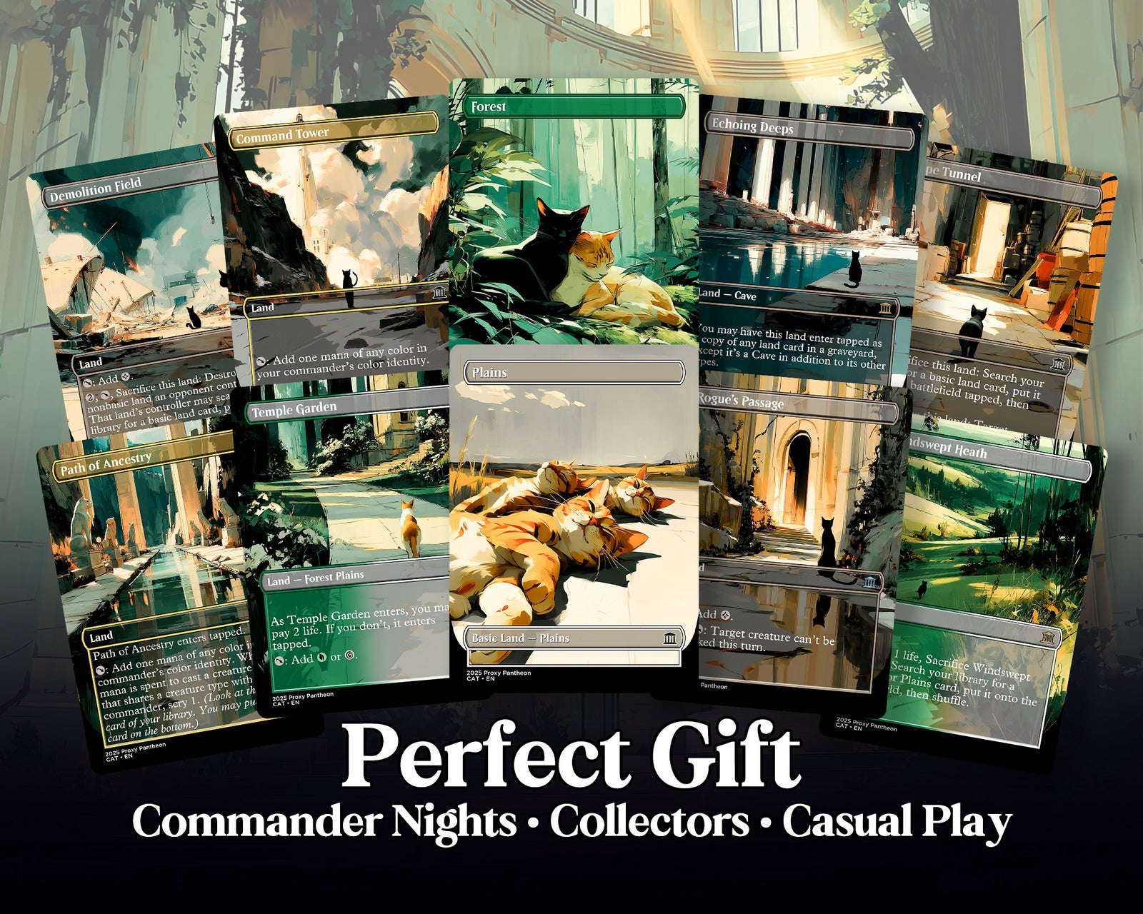 Cat Typal Commander Proxy Deck