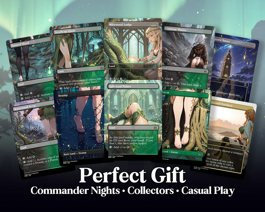 Elf Tribal Commander Waifu Proxy Deck