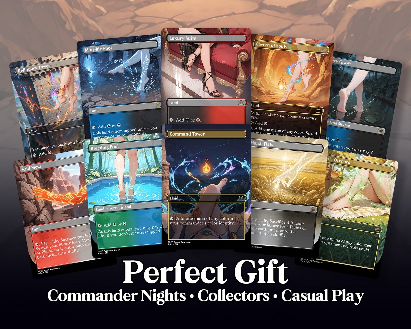 Elemental Typal Commander Waifu Proxy Deck