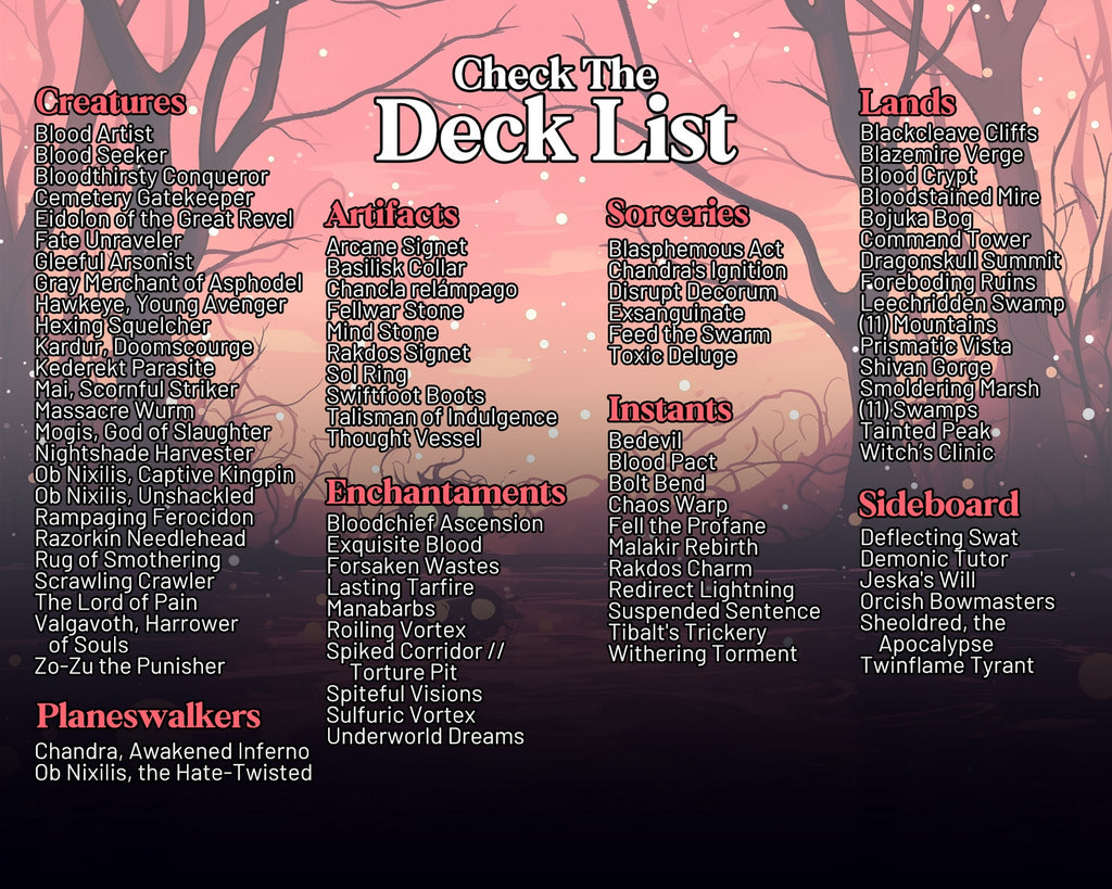 Group Slug Horror Commander Proxy Deck