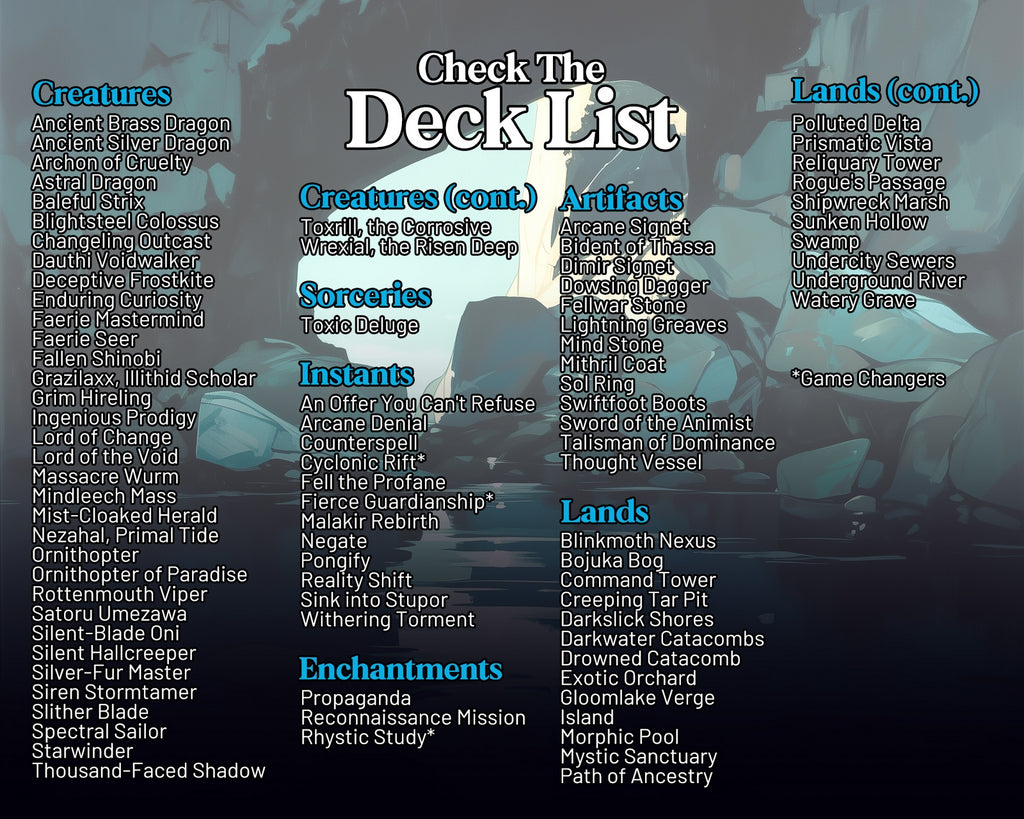 Ninjutsu Everything Commander Proxy Deck