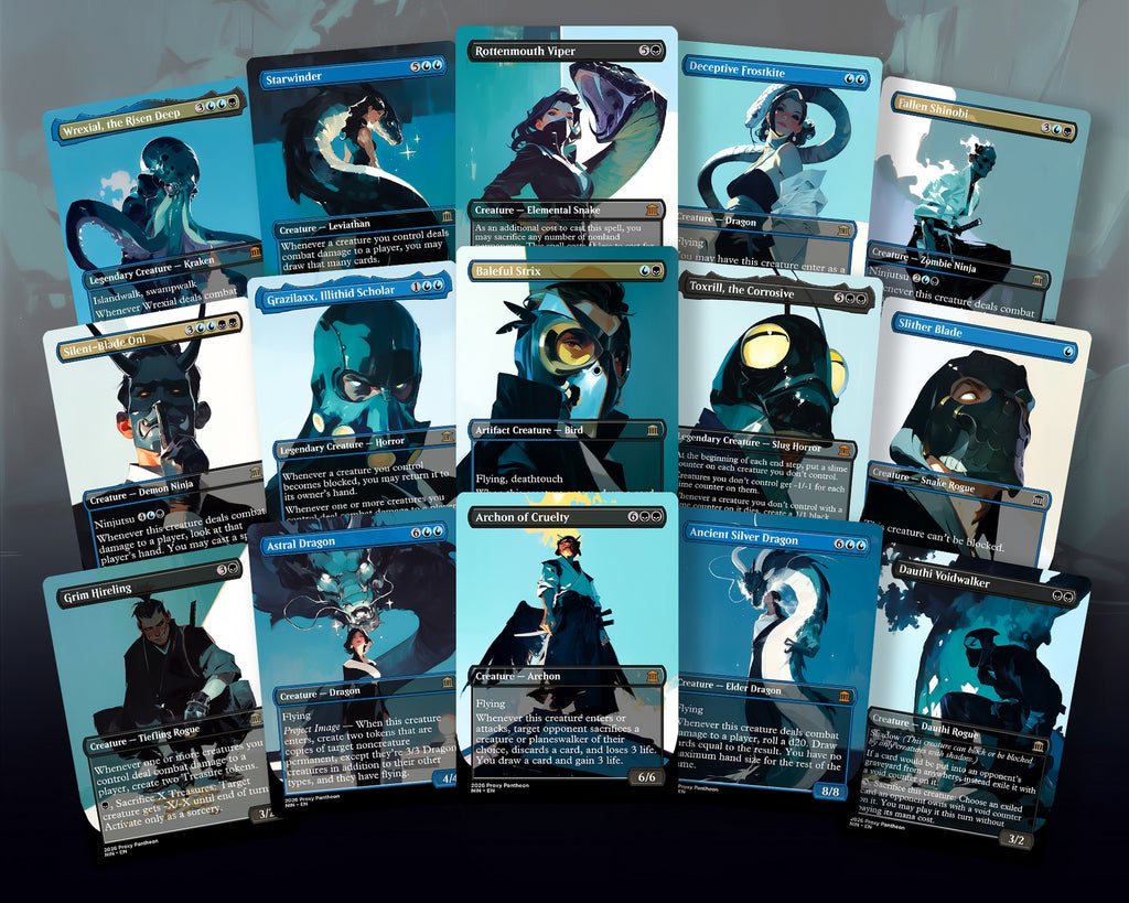 Ninjutsu Everything Commander Proxy Deck