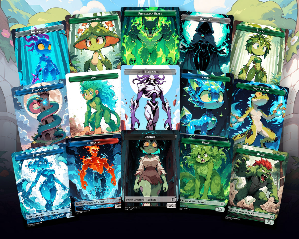 Token Creatures Commander Proxy JUMBO Deck