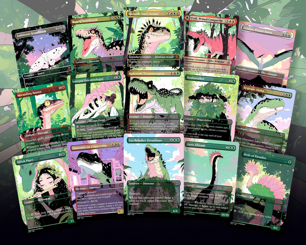 Dinosaur Tribal Commander Proxy Deck