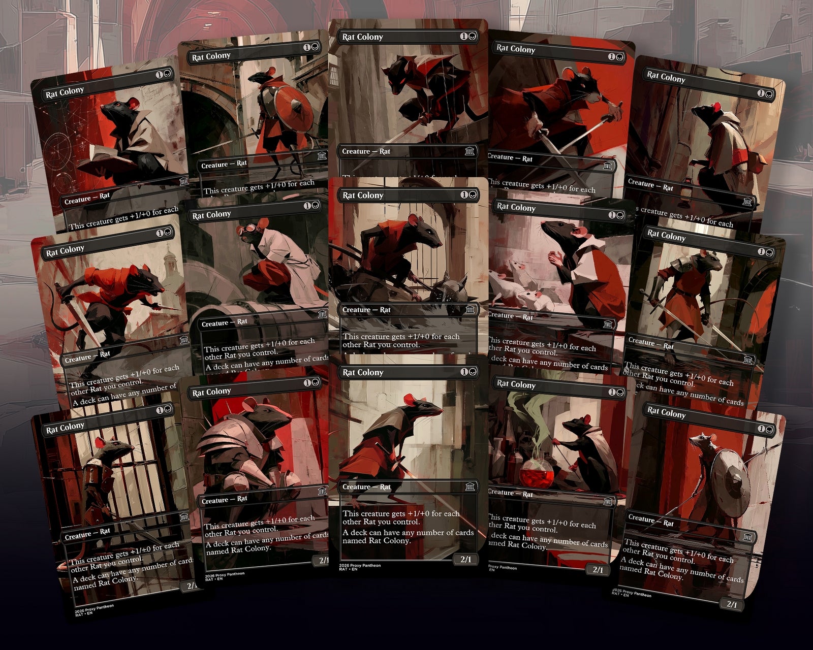 Rat Colony Commander Proxy Deck