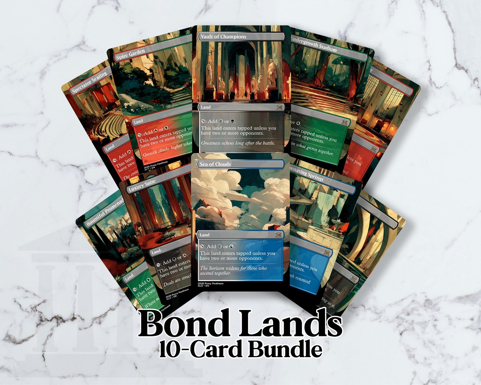 Battlebond Land (Bundle Set) | Proxy Cards