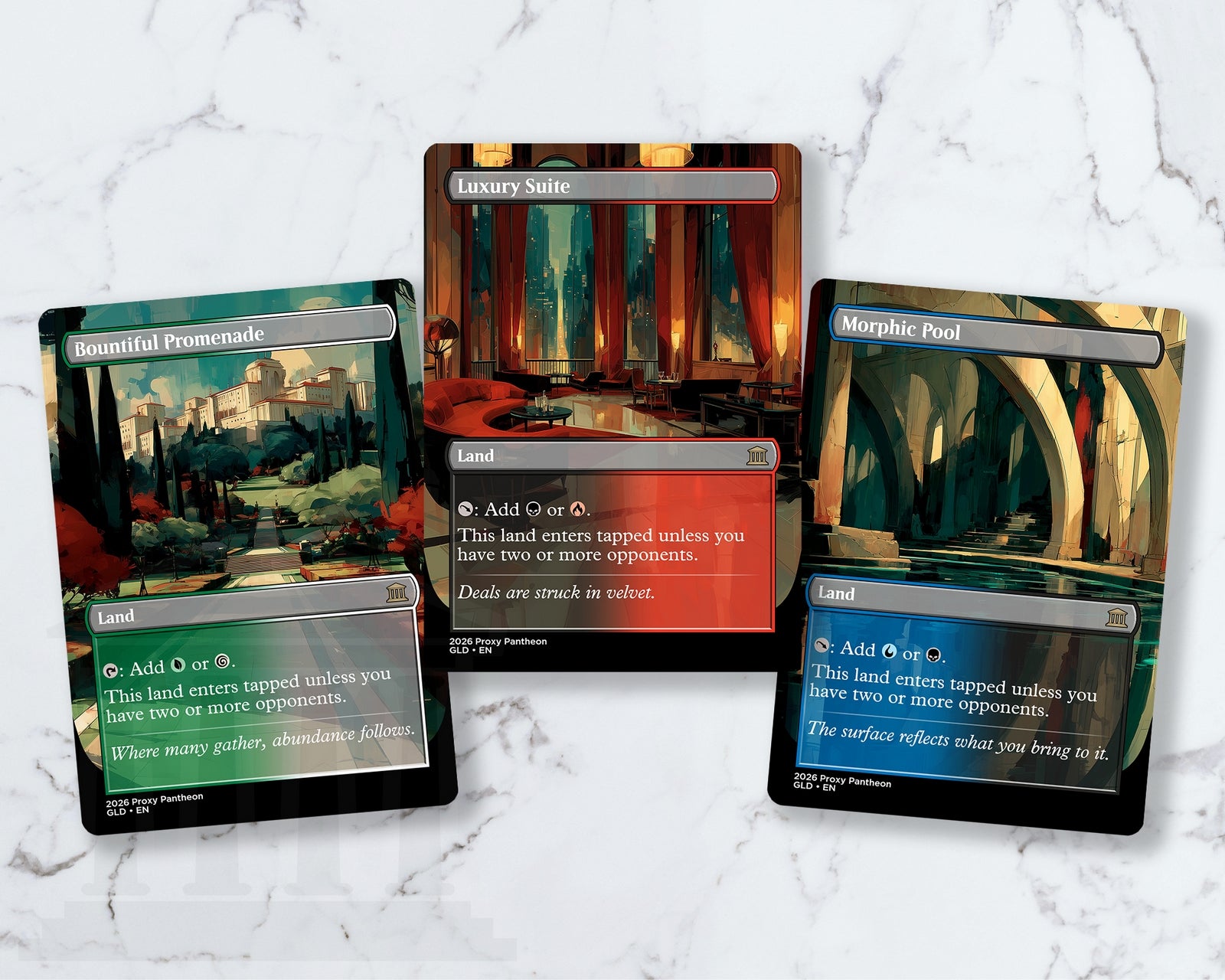 Battlebond Land (Bundle Set) | Proxy Cards