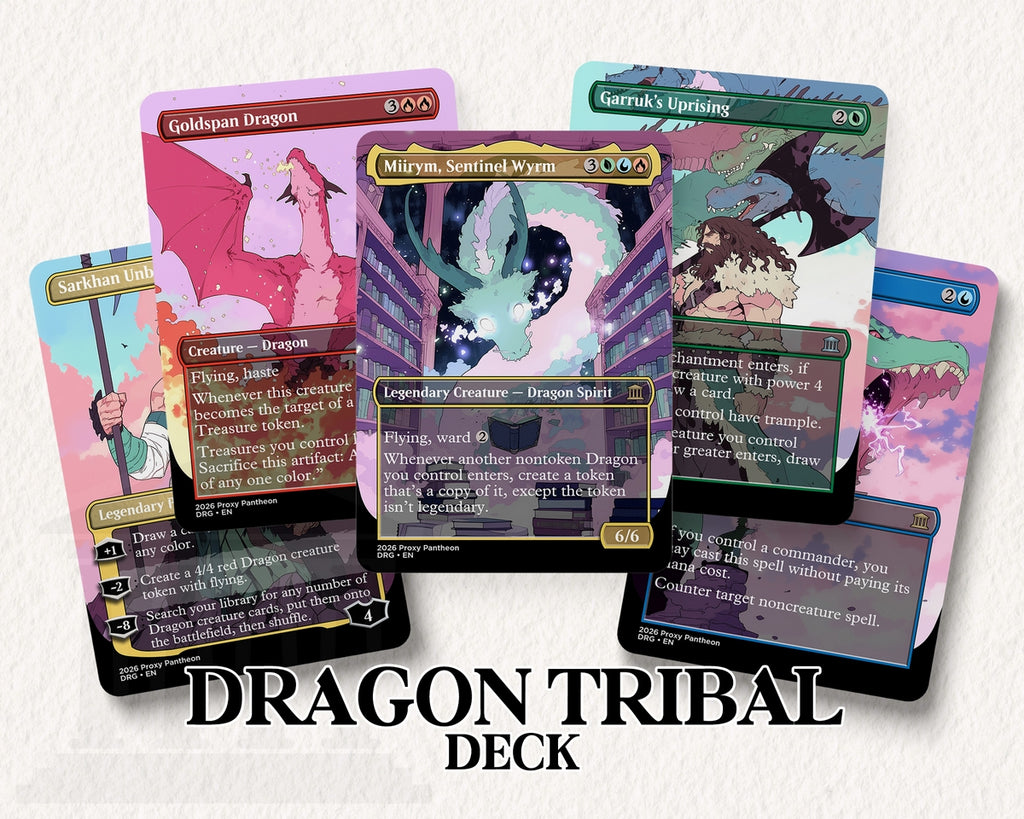 Dragon Typal Commander Proxy Deck