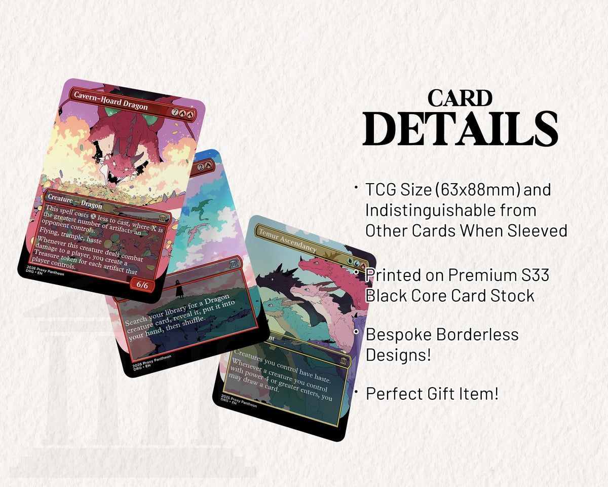 Dragon Typal Commander Proxy Deck