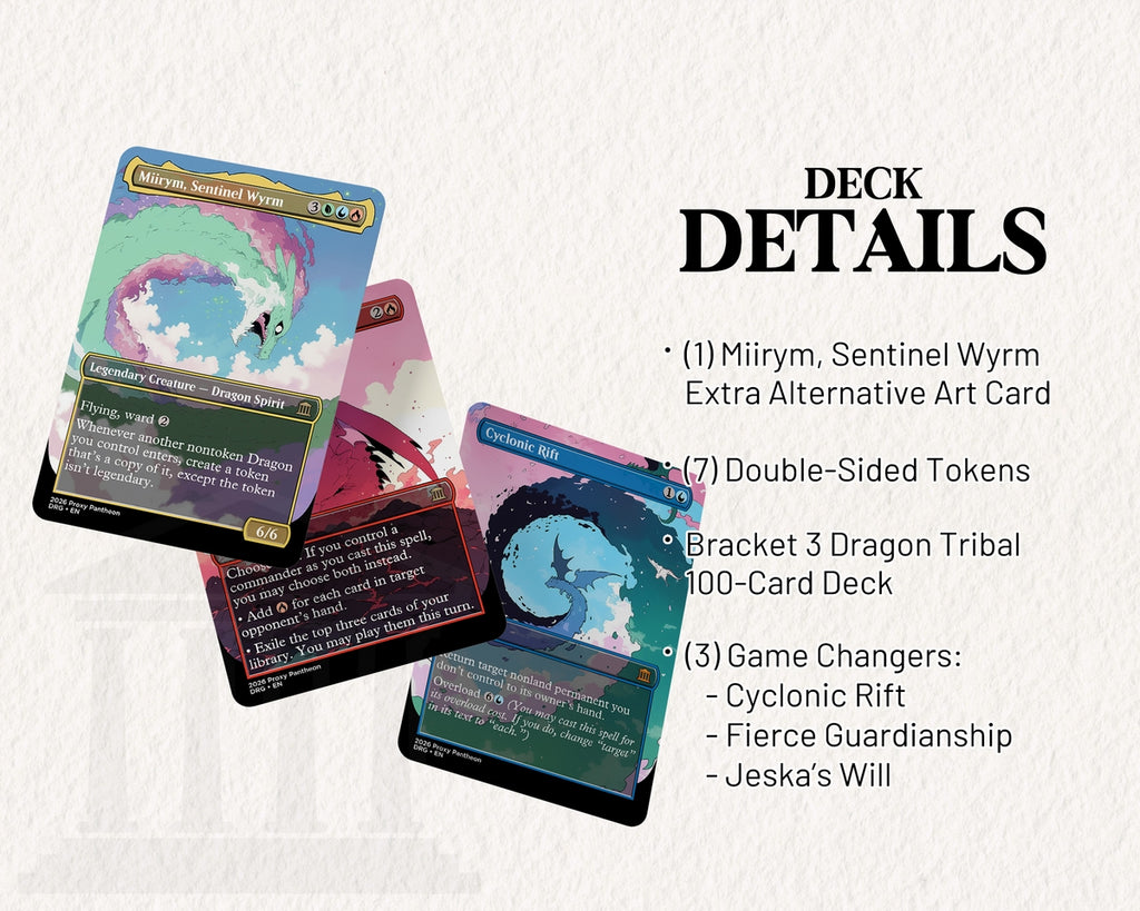 Dragon Typal Commander Proxy Deck