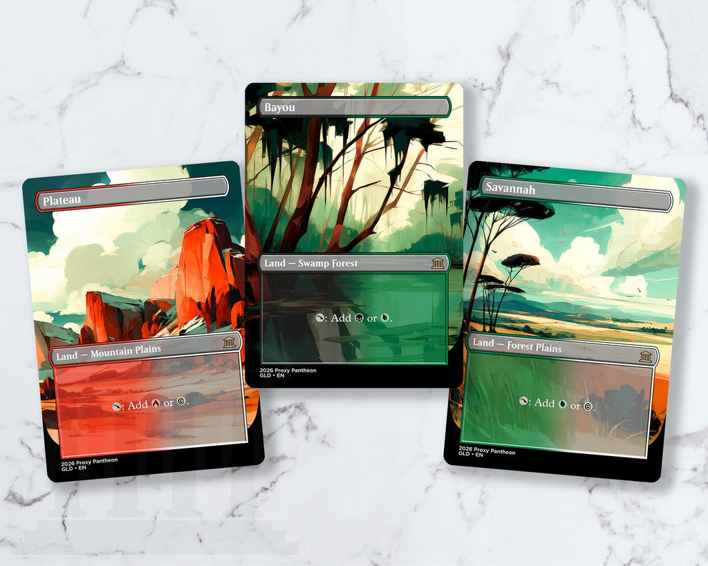 Dual Land (Bundle Set) | Proxy Cards