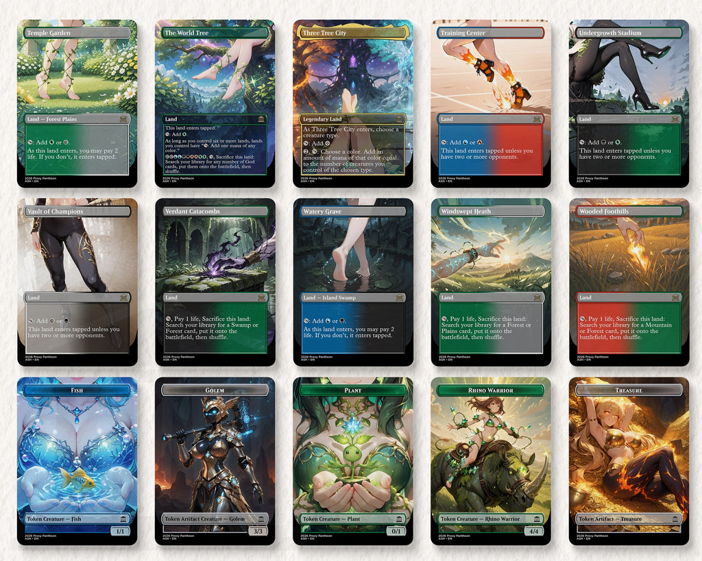 Elemental Tribal Commander Waifu Proxy Deck (Pre-Order)
