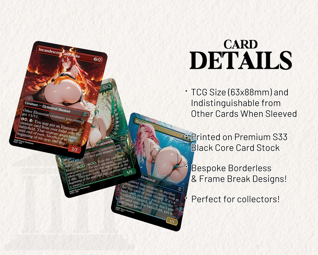 Elemental Tribal Commander Waifu Proxy Deck (Pre-Order)