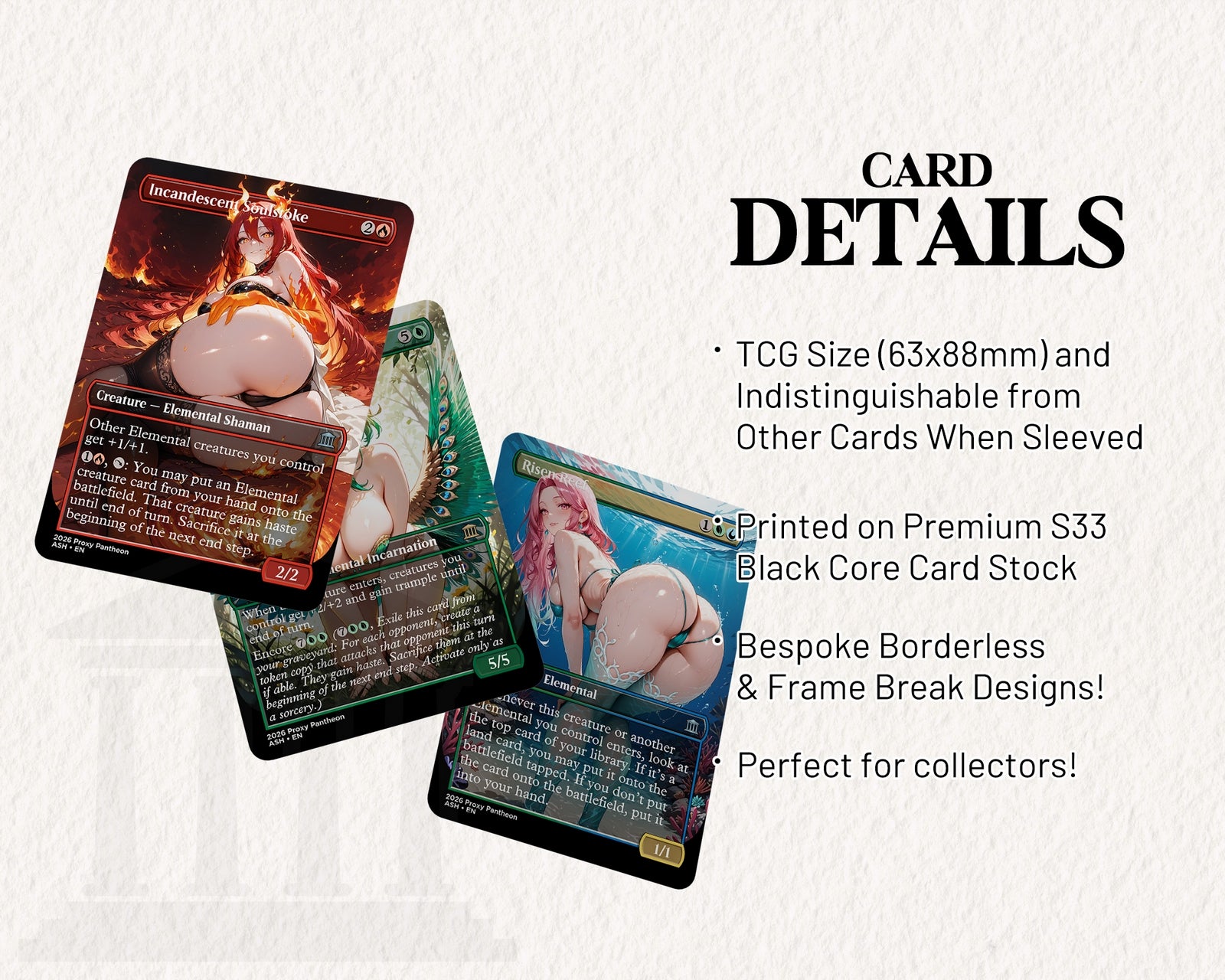 Elemental Tribal Commander Waifu Proxy Deck (Pre-Order)