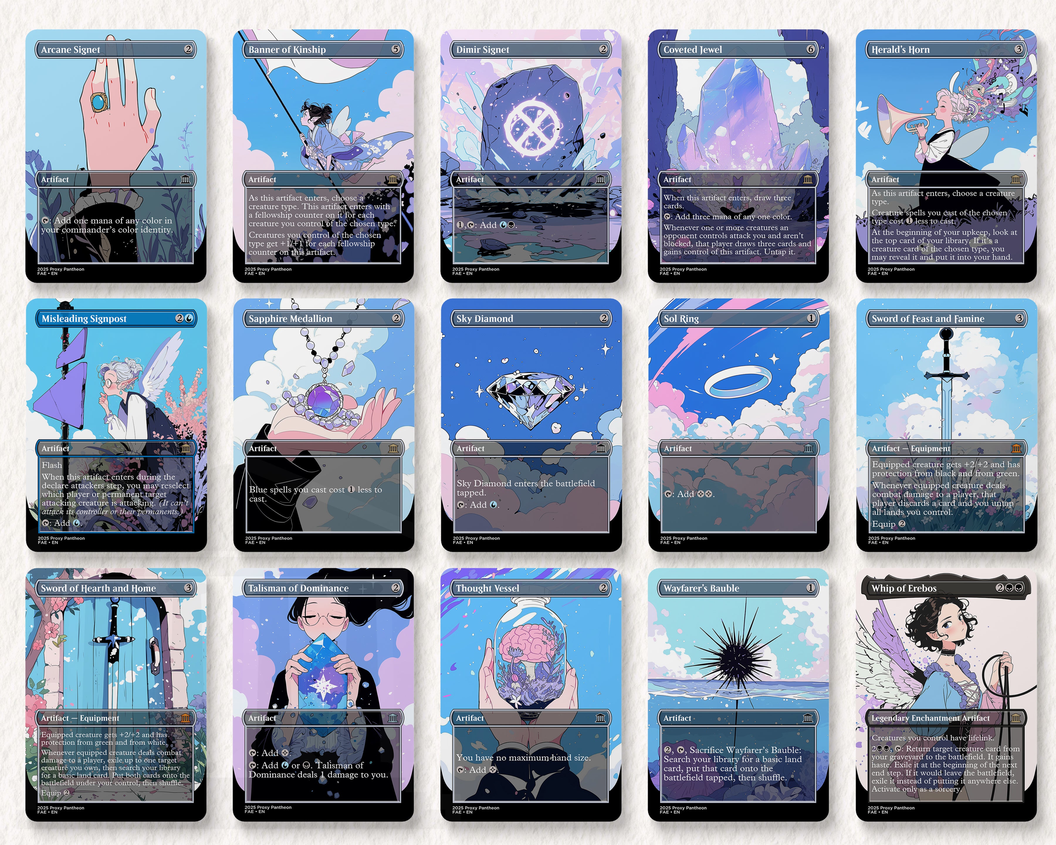 Faerie Typal Commander Proxy Deck