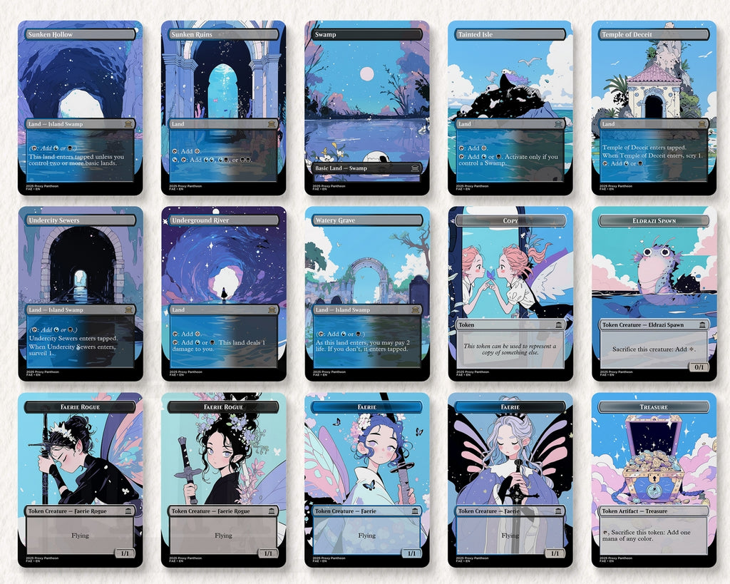 Faerie Typal Commander Proxy Deck