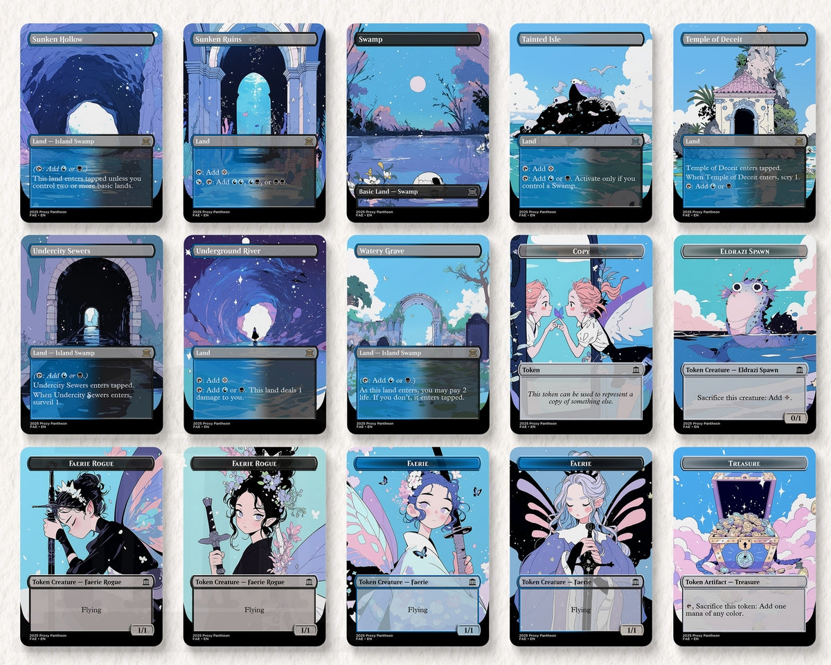 Faerie Typal Commander Proxy Deck