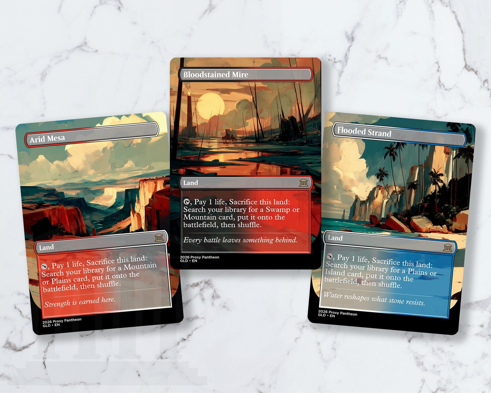 Fetch Land (Bundle Set) | Proxy Cards