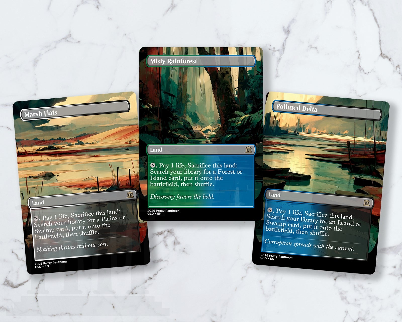 Fetch Land (Bundle Set) | Proxy Cards