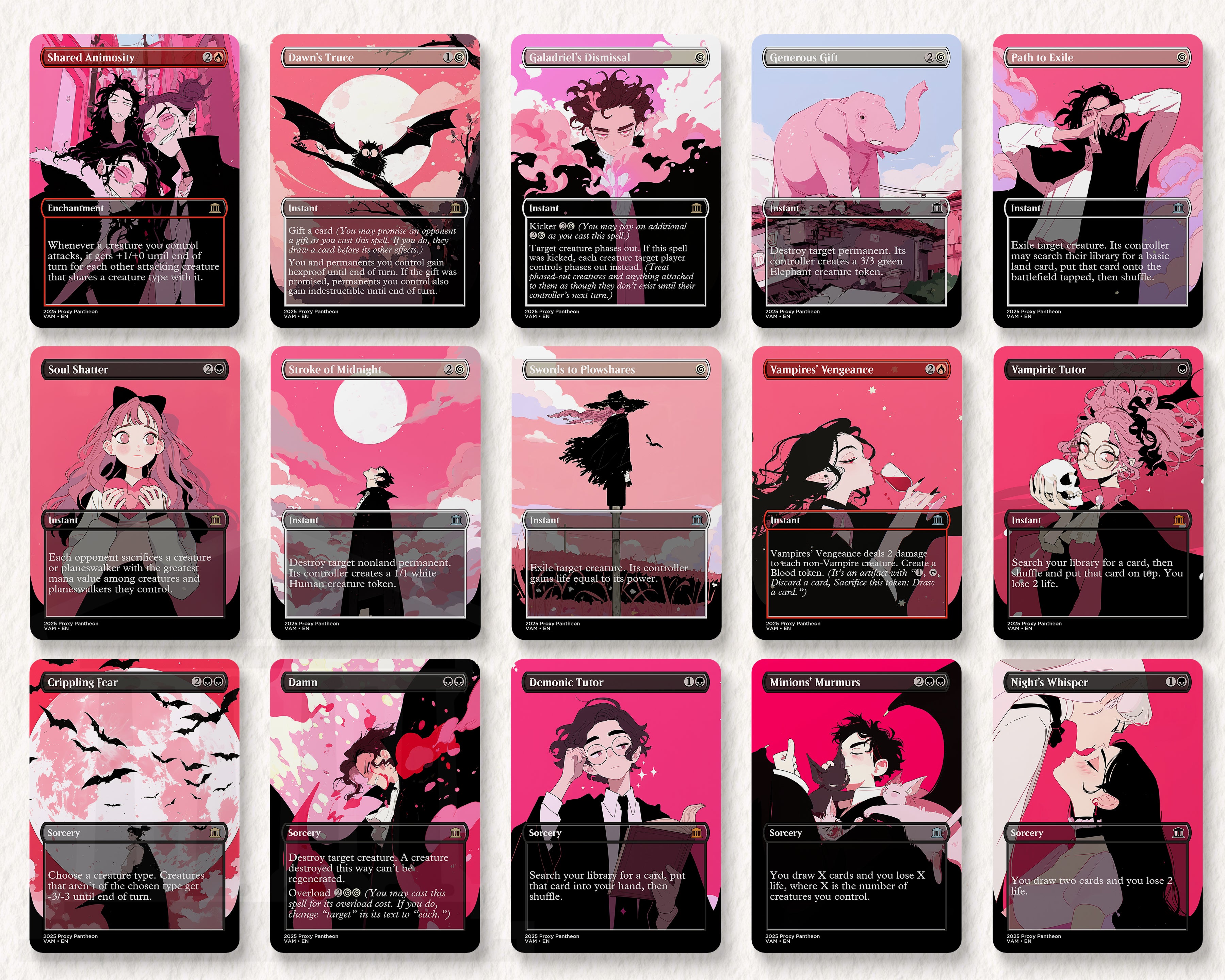 Vampire Typal Commander Proxy Deck