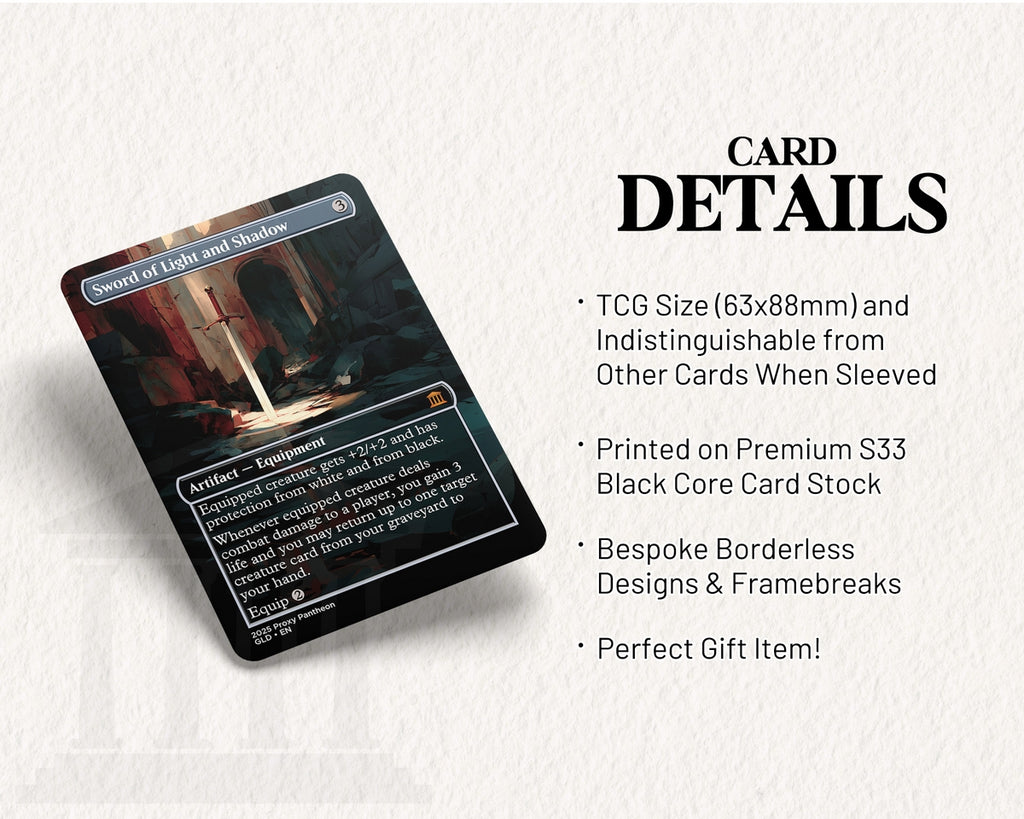 Sword of Light and Shadow | Proxy Card