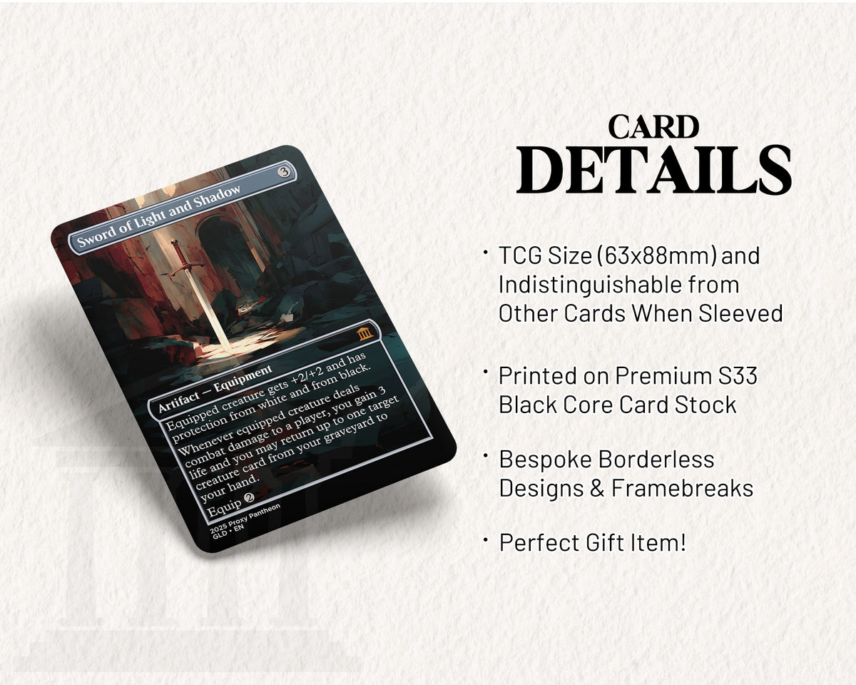 Sword of Light and Shadow | Proxy Card