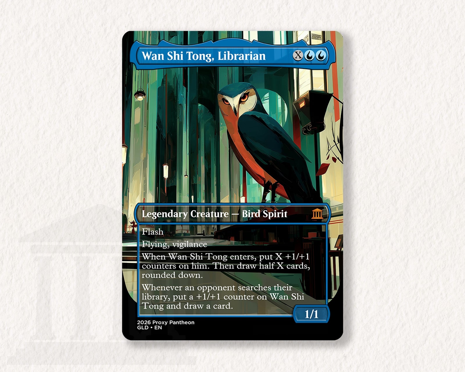 Wan Shi Tong, Librarian Proxy Playtest Card