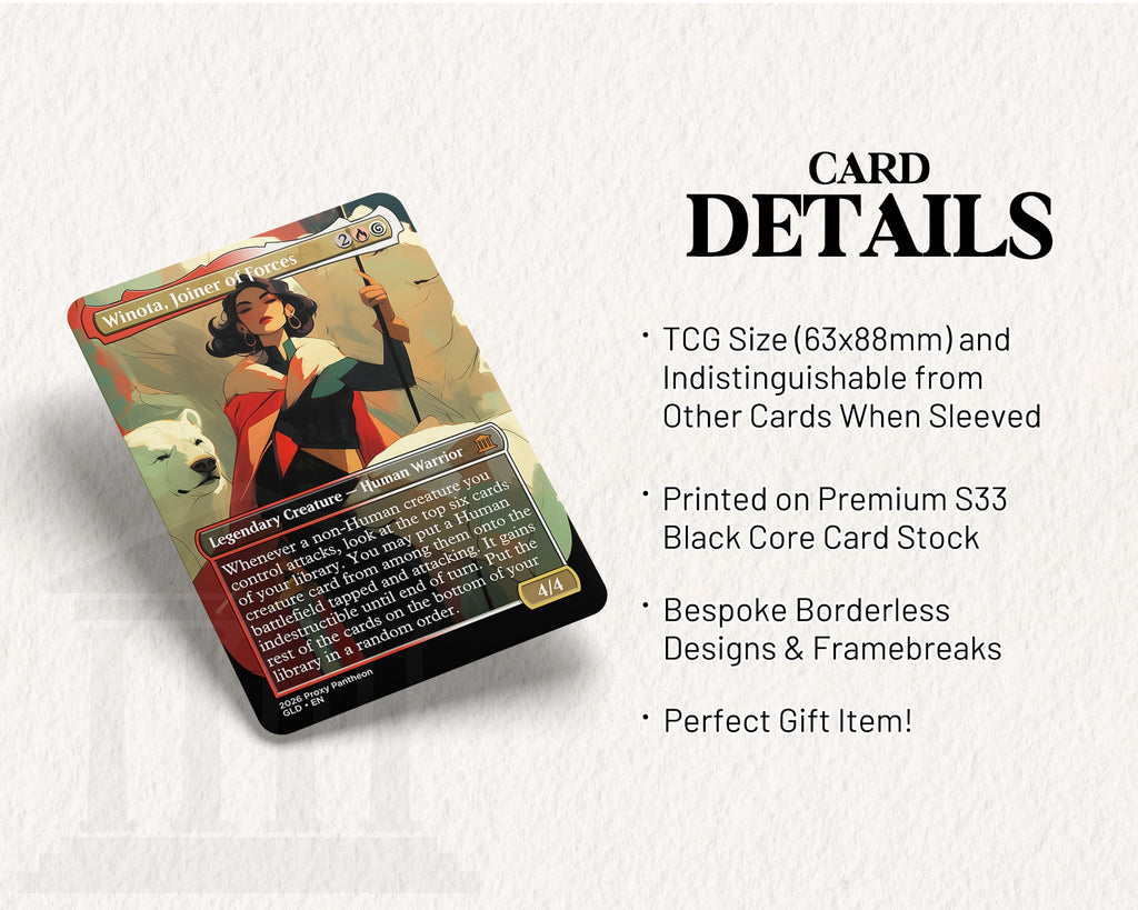 Winota, Joiner of Forces | Proxy Card