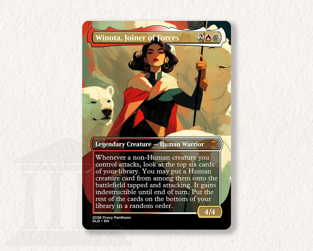 Winota, Joiner of Forces Proxy Playtest Card