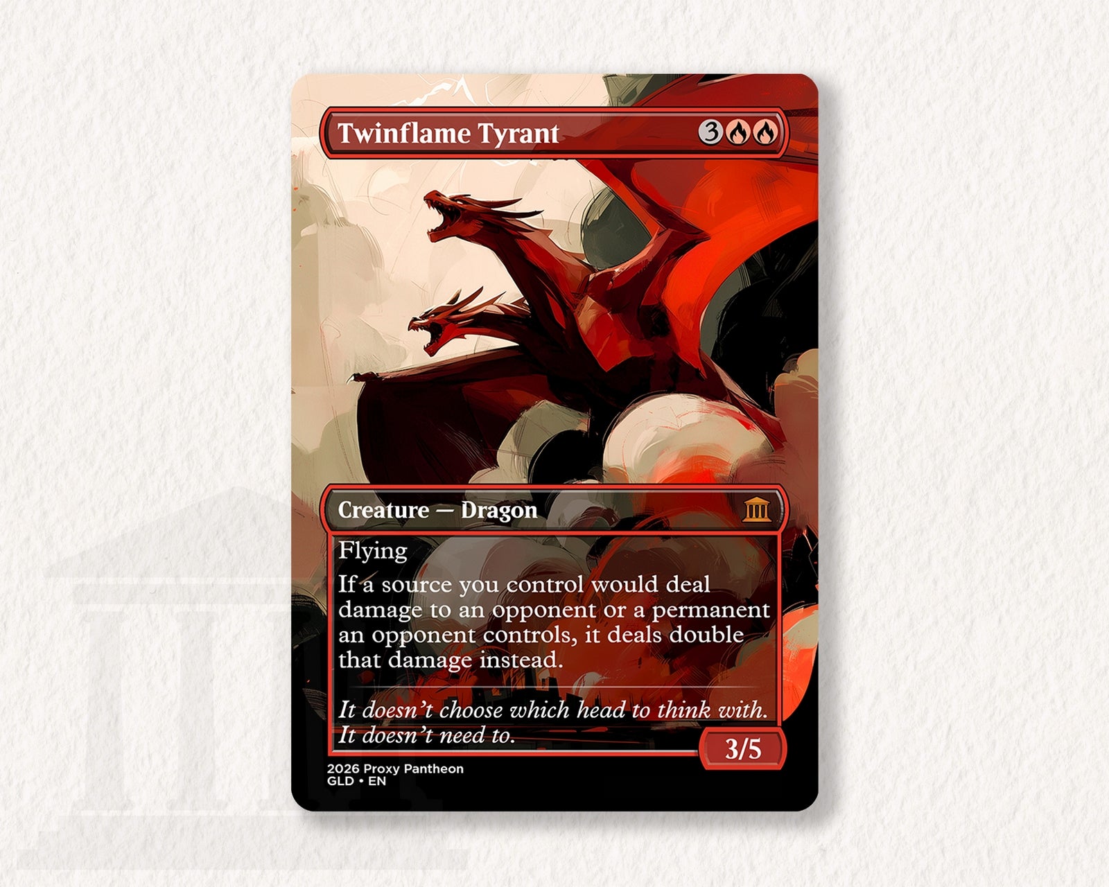 Twinflame Tyrant | Proxy Card