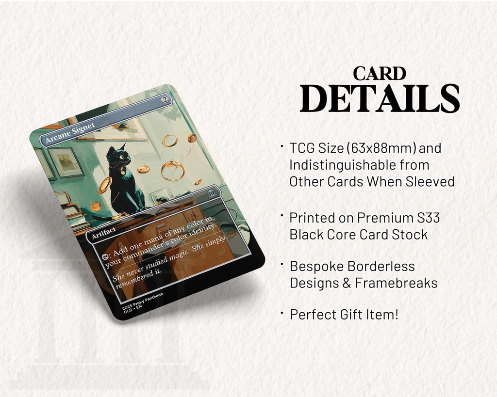 Arcane Signet (Cat) | Proxy Card