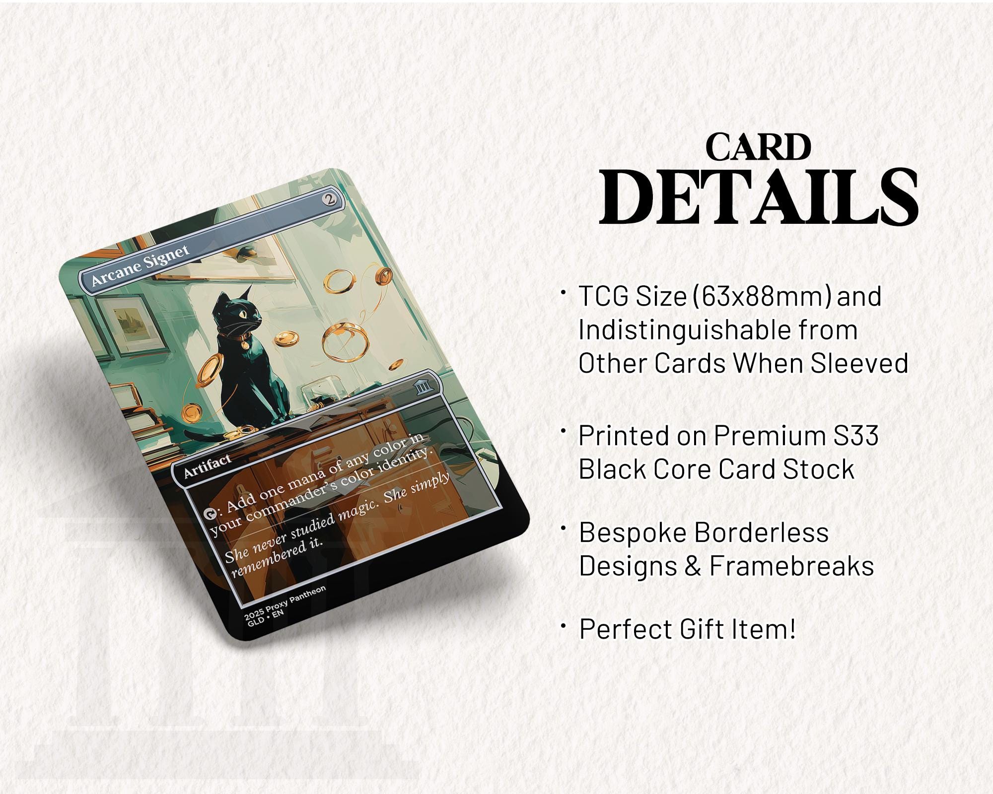 Arcane Signet (Cat) | Proxy Card