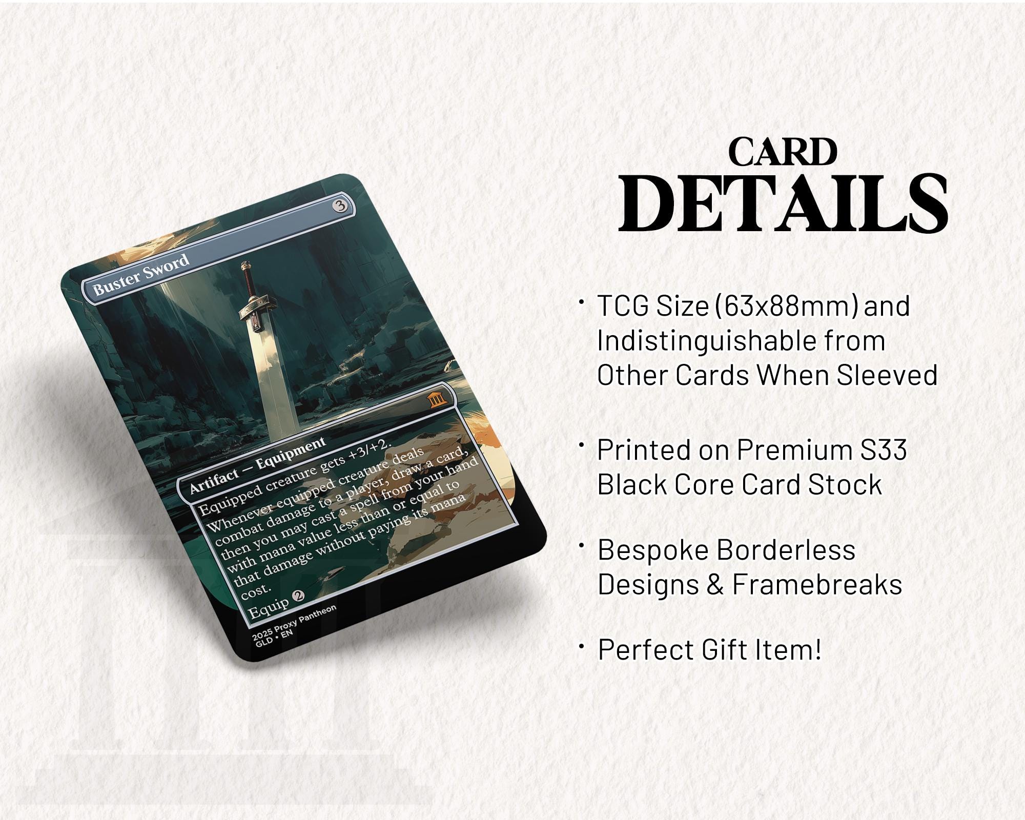 Buster Sword | Proxy Card (Cave)