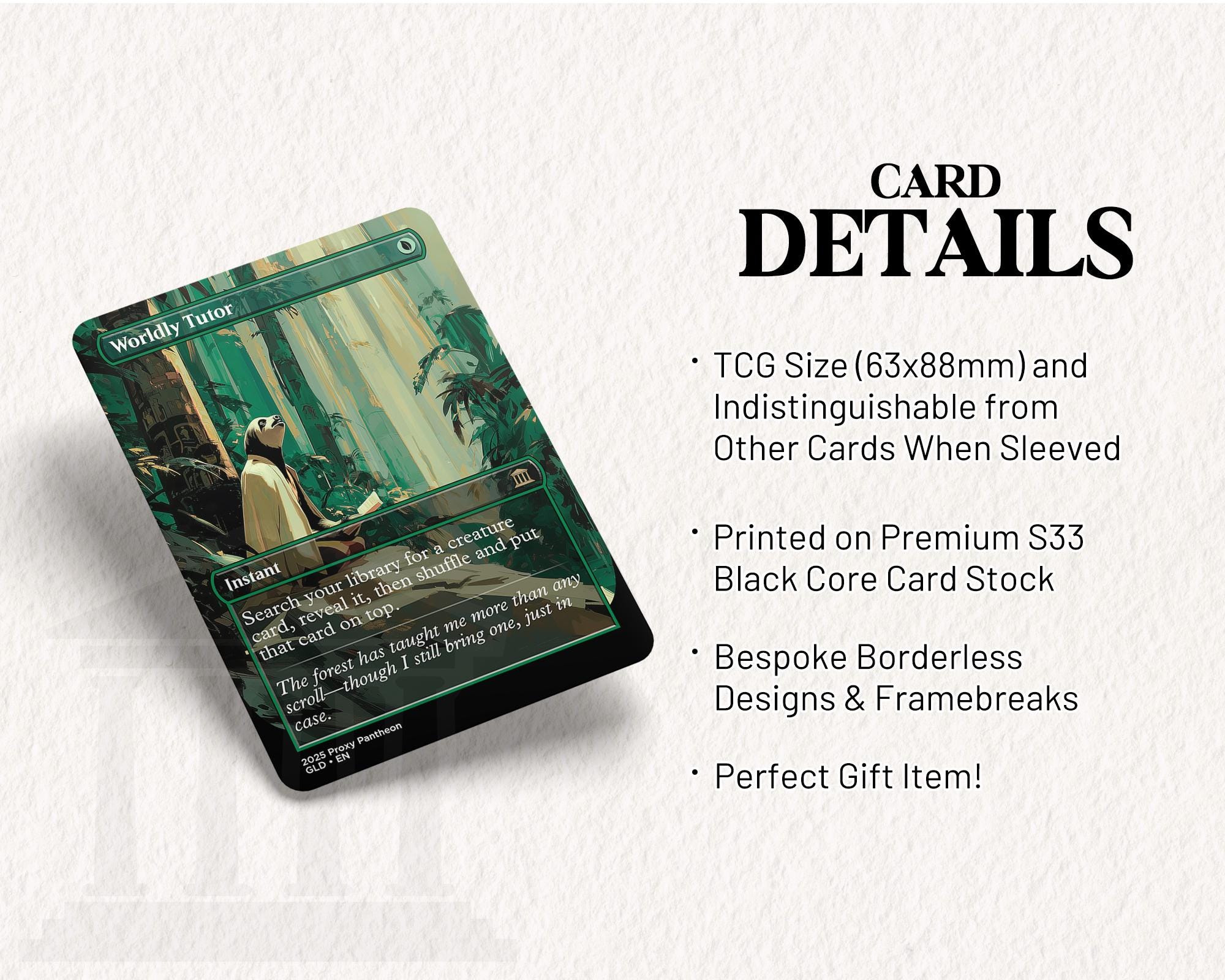 Worldly Tutor | Proxy Card